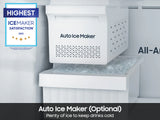 Refrigerador Samsung Bespoke con Congelador Superior de 18 Pies Cúbicos