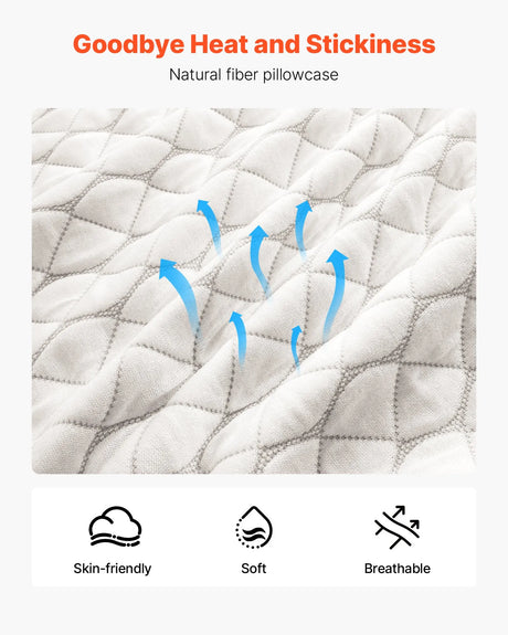 Almohada ajustable VEVOR 87006696 de espuma viscoelástica