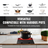 VEVOR Portable Electric Cooktop – 2-Burner Ceramic Stove