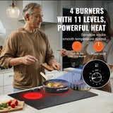 VEVOR Glass Ceramic Cooktop —  6000W Built-In Stove