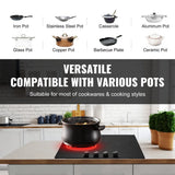 VEVOR Glass Ceramic Cooktop —  6000W Built-In Stove