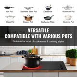 VEVOR Electric Cooktop 30 Inch – 7200W, 4 Burner Stove