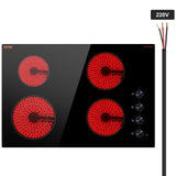 VEVOR Electric Cooktop 30 Inch – 7200W, 4 Burner Stove