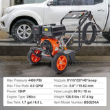 VEVOR Gas Pressure Washer, 4400 PSI 4.0 GPM