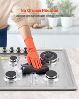Estufa de Gas Empotrable VEVOR MGBS-604B5 de 24" con 4 Quemadores