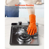 VEVOR Gas Cooktop 12 inch, Max 12250BTU 2 Burners Built-in Stainless Steel Gas Stove Top