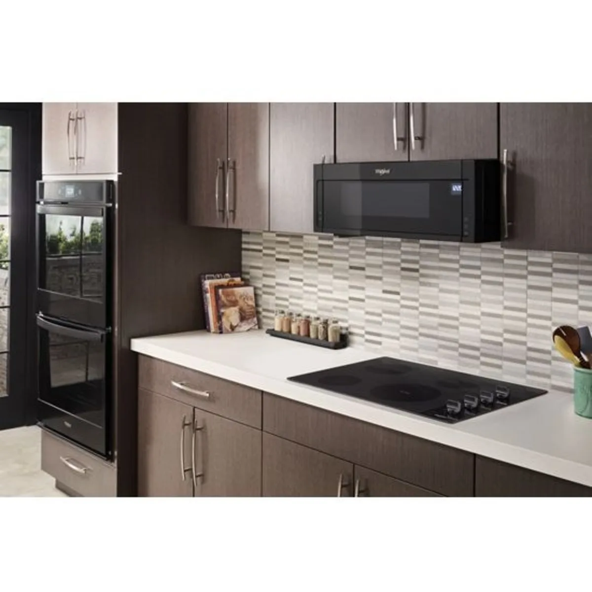 Estufa de Vitrocerámica Empacada Whirlpool WCE55US0HB de 30", 4 Quemadores
