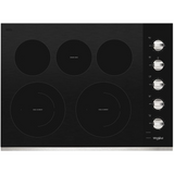 Placa de Cocción Eléctrica Empotrable Whirlpool WCE77US0HS de 30 Pulgadas