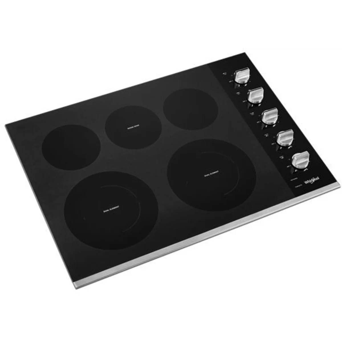 Placa de Cocción Eléctrica Empotrable Whirlpool WCE77US0HS de 30 Pulgadas