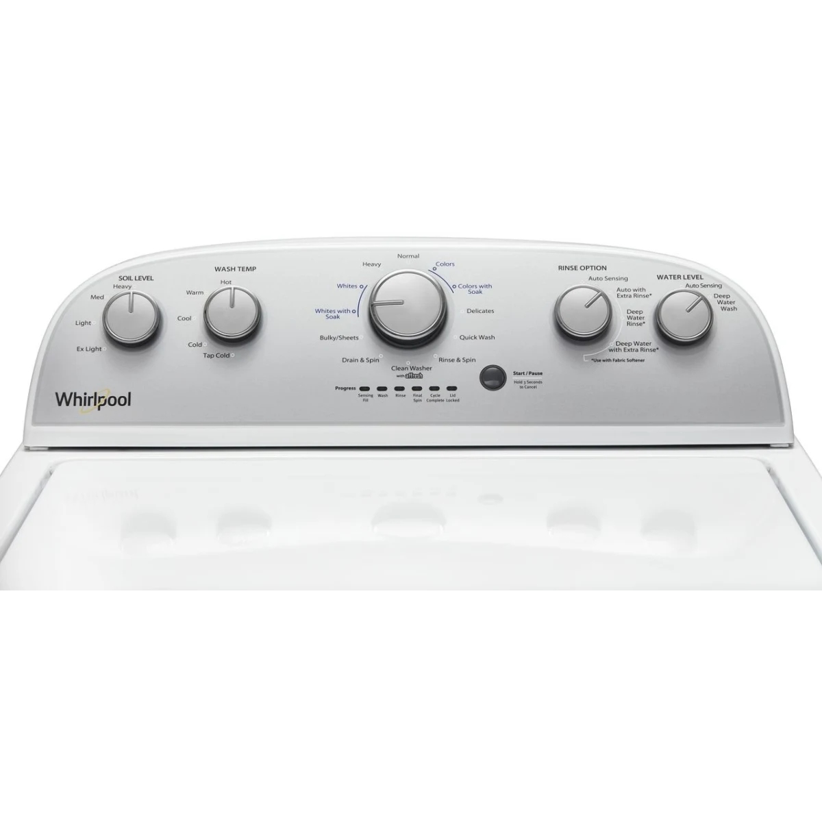 Whirlpool Lavadora de Carga Superior de 27 Pulgadas y 3.8 Cu. Ft. (WTW4955HW)